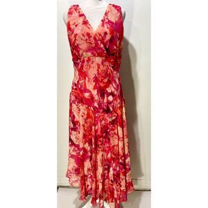 Cb  Y2K dress asymmetric babydoll romantic retro dropped waist floral women 16